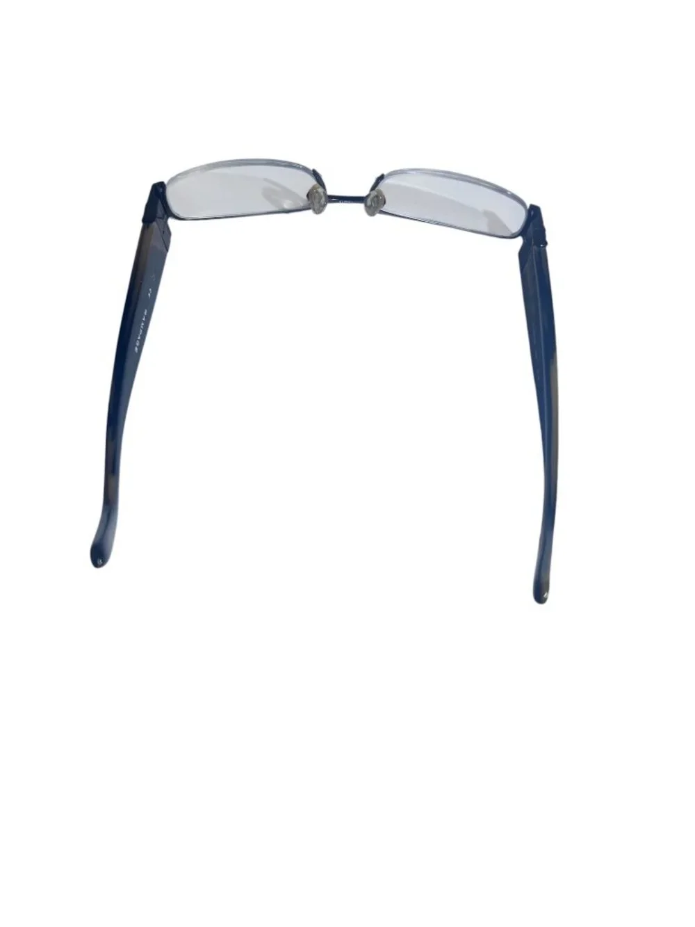 Rampage R132 Brown Semi Rimless Eyeglass Frames Only 50-16-135 Spring Hinge